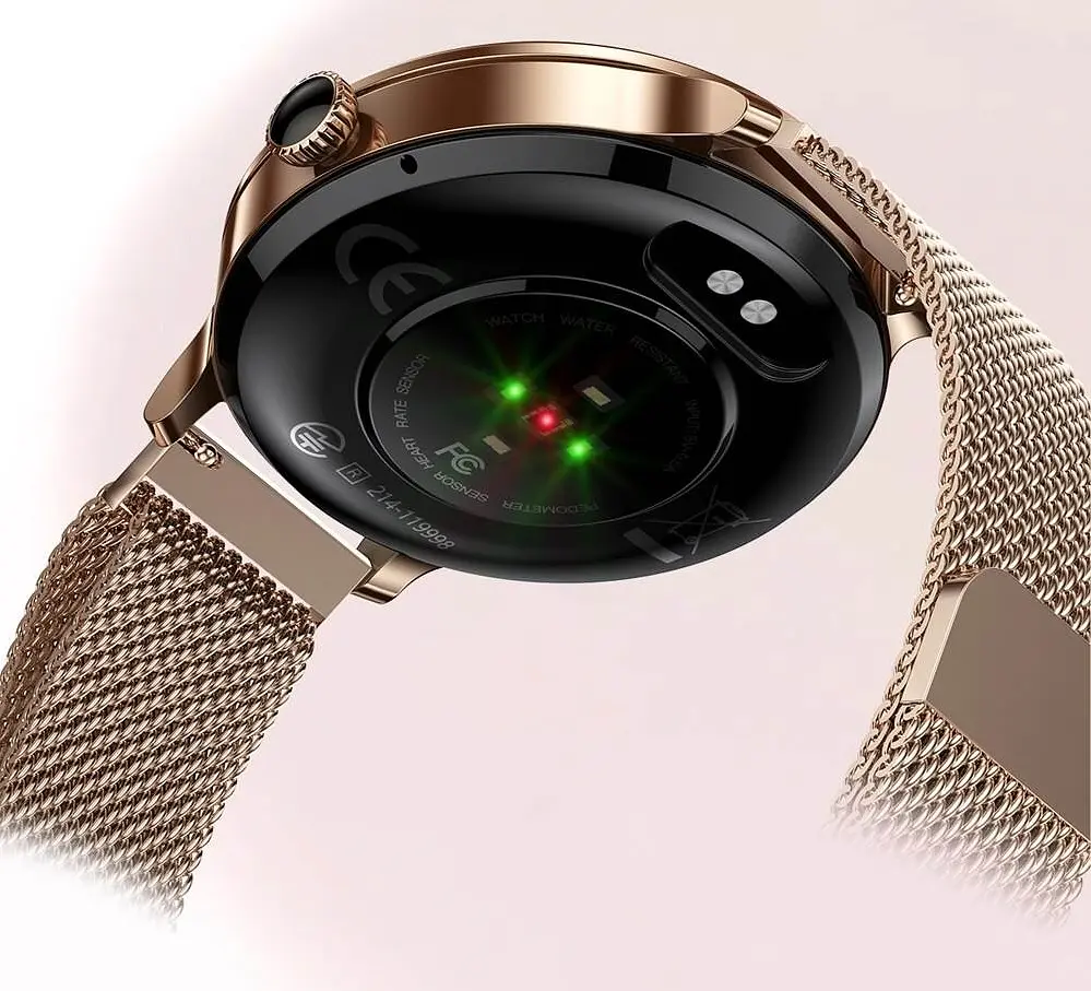 Смарт-годинник жіночий Lemfo NX7 Gold (0a59cdcc) - фото 5