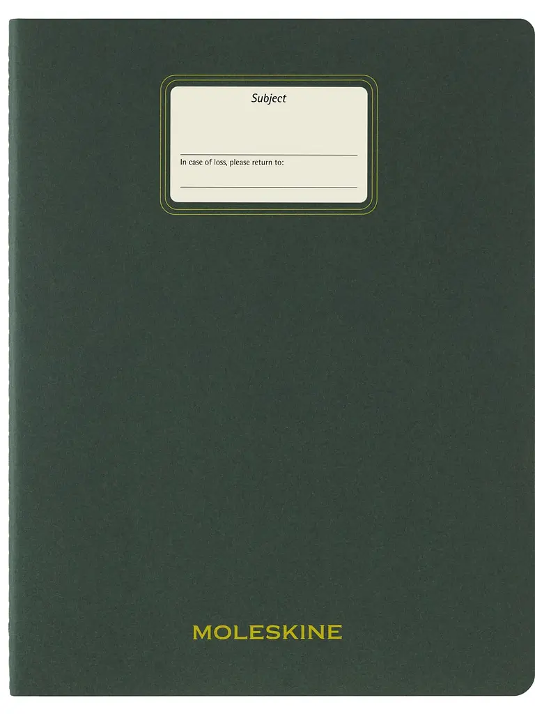 Записник Moleskine Cahier Student XXL, Нелінований Миртовий зелений (CHSTU73K15) - фото 2