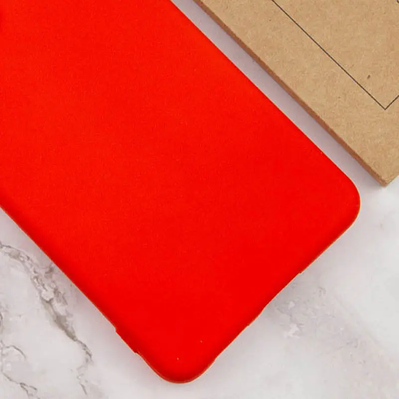 Чохол Lakshmi Silicone Cover Full Camera (A) для Tecno Spark 8C Червоний / Red - фото 3