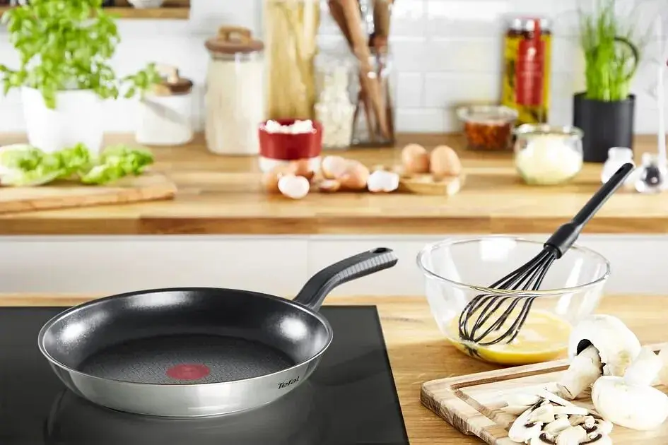 Tefal Сковорода Tefal Comfort Max, 20см, нержавіюча сталь, бакеліт, чорний - фото 4