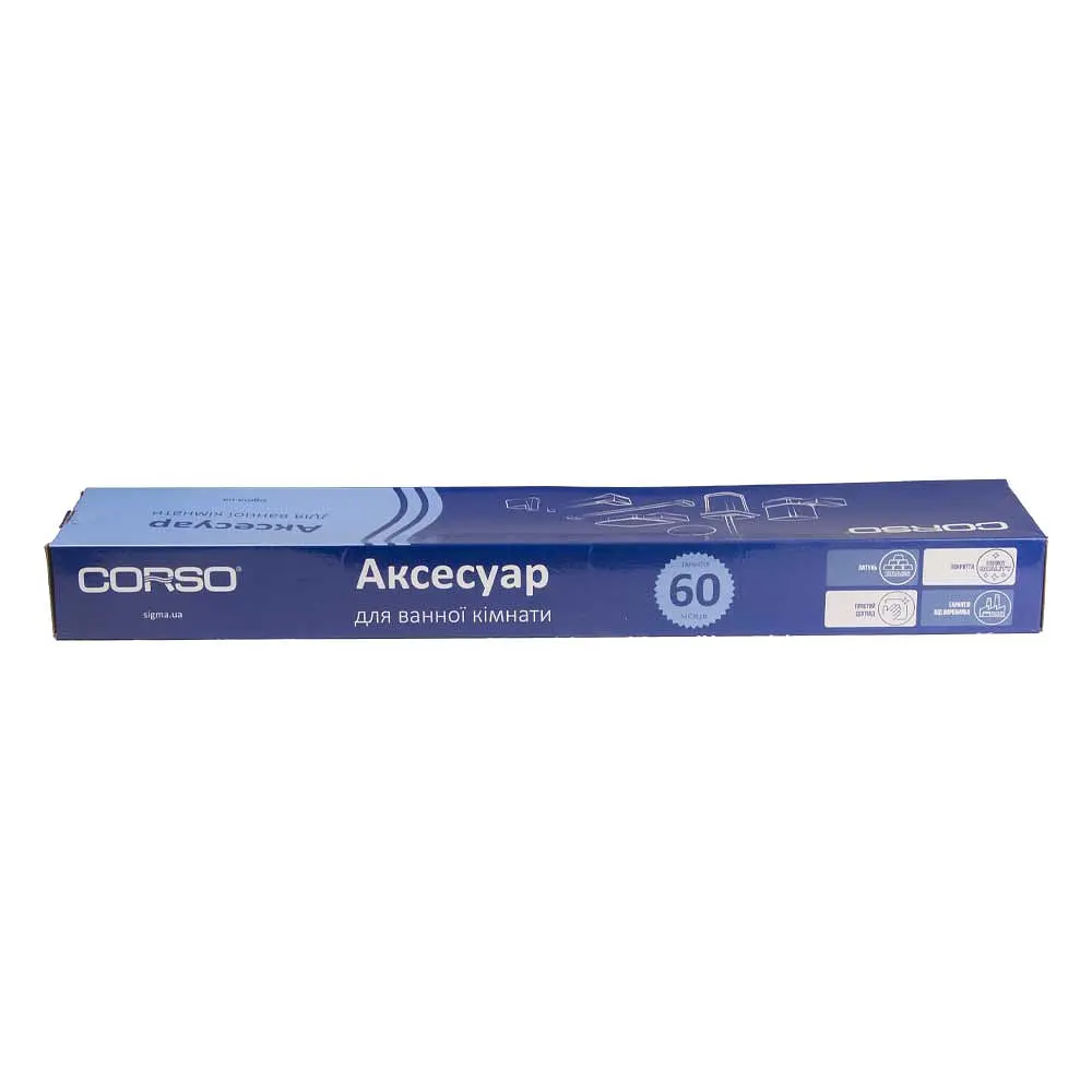Тримач для рушників Corso ARNO 600×125×30мм CORSO (9687901) - фото 3