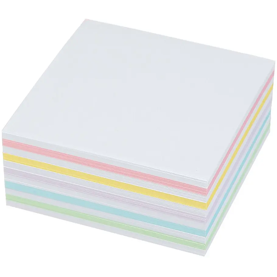 Блок паперу для нотаток Buromax Люкс Зебра Pastel склеєний 90х90х40 мм (BM.2262) - фото 2