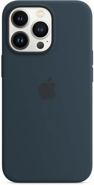 Чохол Silicone Case з MagSafe для Apple iPhone 13 Pro (6.1) Abyss Blue ААА [72334] - фото 3