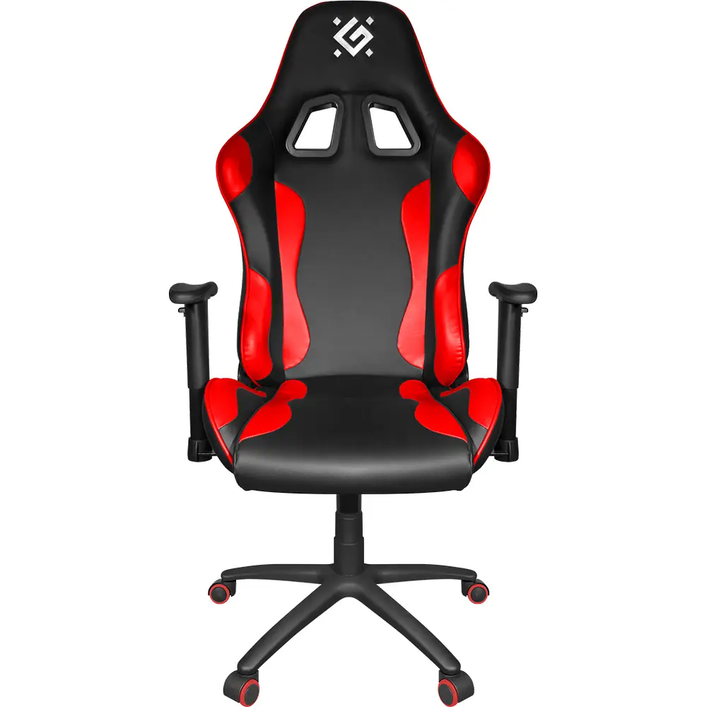 Крісло ігрове Defender Devastator CT-365, 50мм PU, Клас 4, Black/Red - фото 2