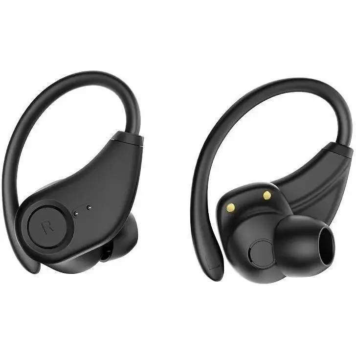 Бездротові навушники Bluedio S6 V2 Bluetooth із зарядним чохлом Чорні - фото 3