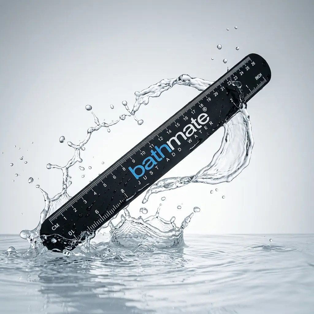 Лінійка для вимірювання пеніса Bathmate Measuring Gauge V2 26 см Чорна - фото 4