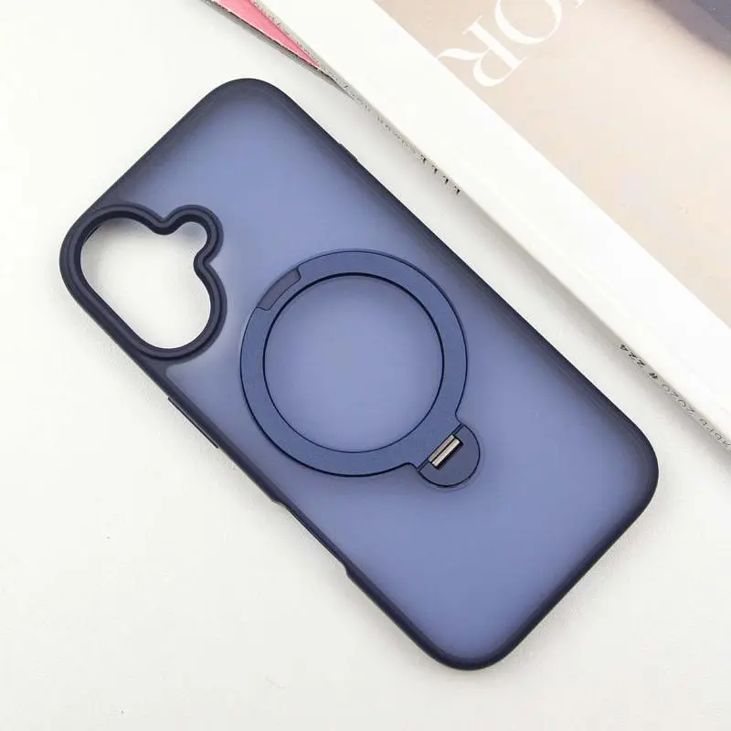 Чохол Ummi Colorful with MagSafe HQ Ring для Apple iPhone 16 (6.1) Dark Blue - фото 2