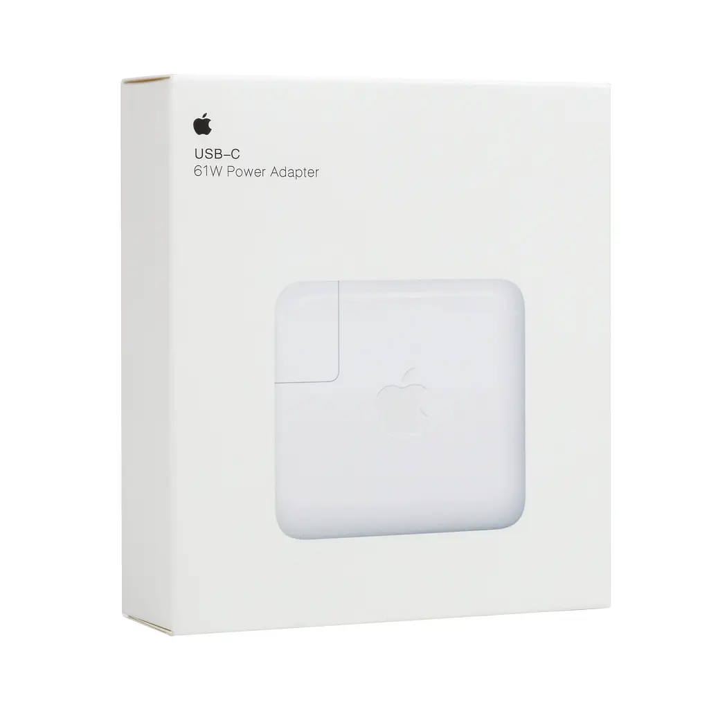 Зарядное устройство для макбука 61W USB-C Power Adapter (MNF72) для MacBook Air/Pro, быстрая зарядка USB-C, адаптер питания White Original (ARM47983) - фото 4