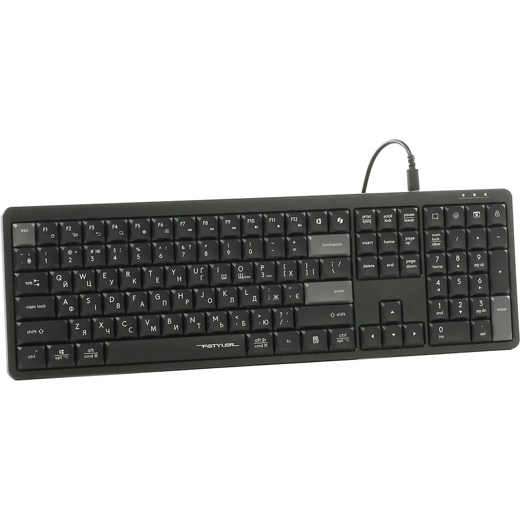 Клавіатура A4Tech Fstyler FX55 Black (4711421002417) [150738] - фото 2