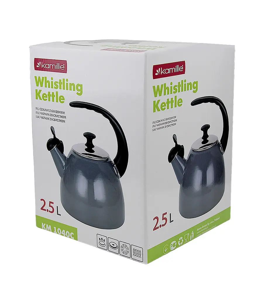 Чайник із свистком Kamille KM-1040С 2,5 л - фото 10
