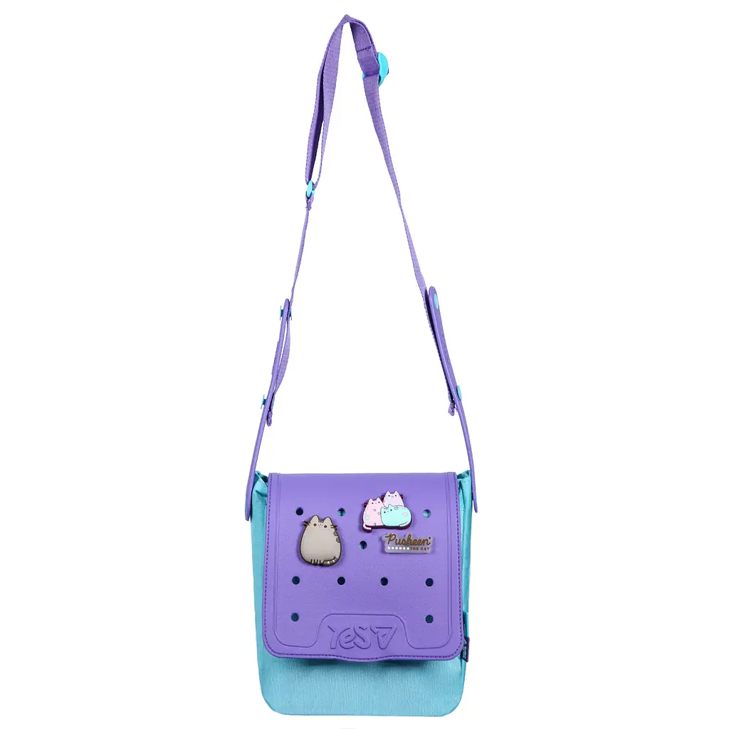 Сумка через плече Yes Pusheen Summer CB-3 бірюзова (550529)