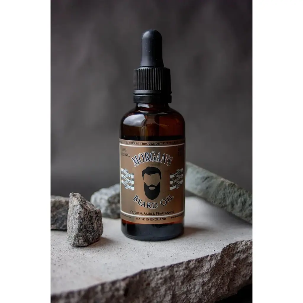 Олія для бороди Morgan's Beard Oil Oudh & Amber Fragrance 50 мл - фото 4