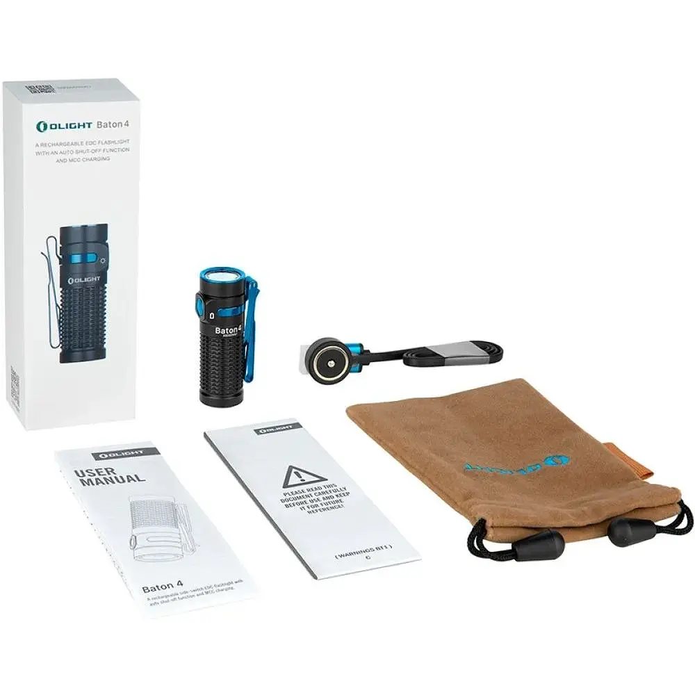 Фонарь Olight Baton 4 Black - фото 4