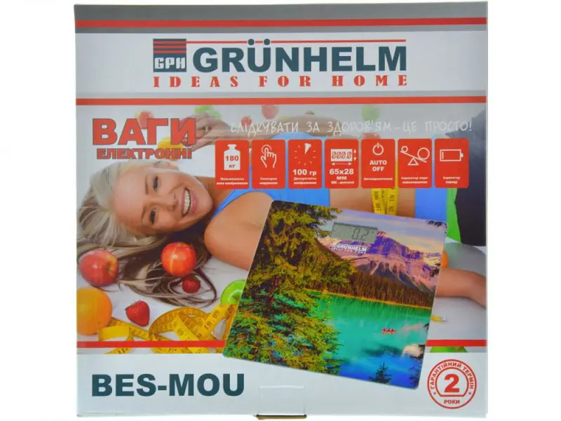 Ваги підлогові Grunhelm BES-MOU - фото 3