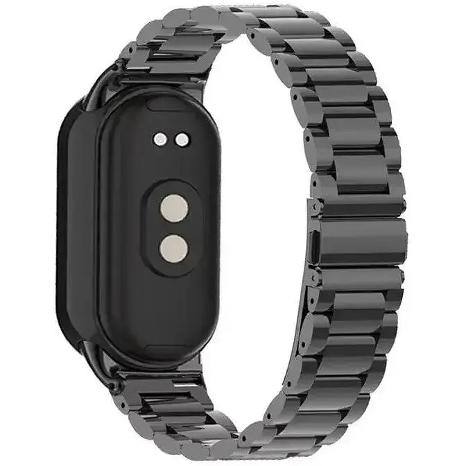 Фитнес-браслет Xiaomi Smart Band 9 Titan Gray + металлический ремешок Type C Black - фото 9