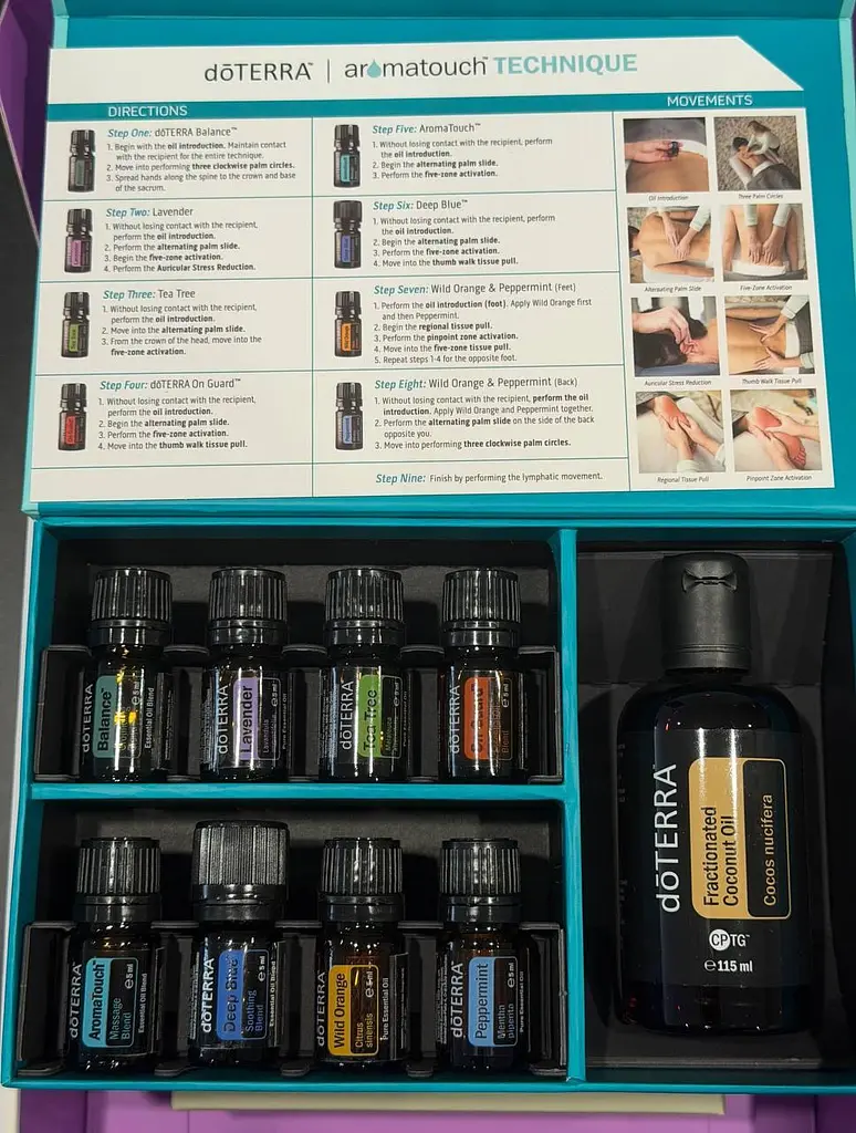 Набір doTERRA «АромаТач Текнік» — ефірні олії CPTG + фракціонована кокосова олія 120 мл + дифузор - фото 3