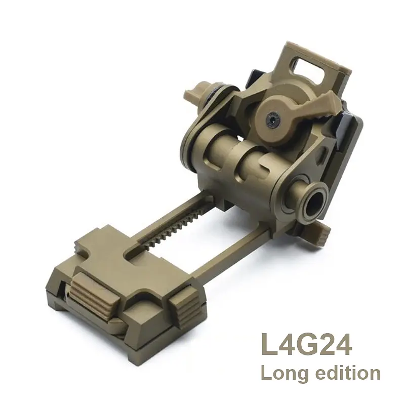 Подовжене NVG кріплення для ПНО c DOVETAIL інтерфейсом "Ластівчин хвіст" L4G24 long edition, золотистий (100986-L) - фото 2