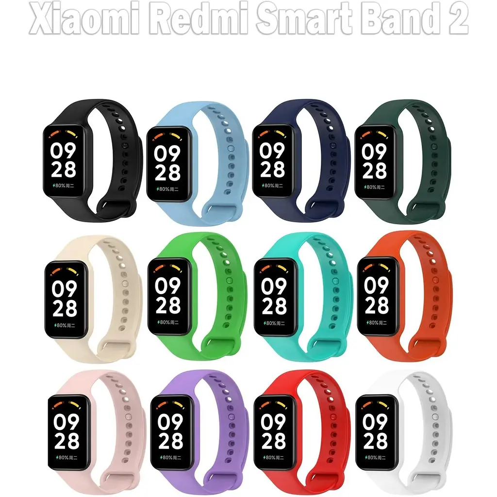 Силиконовый ремешок BeCover для Xiaomi Redmi Smart Band 2 Black (709361) - фото 5