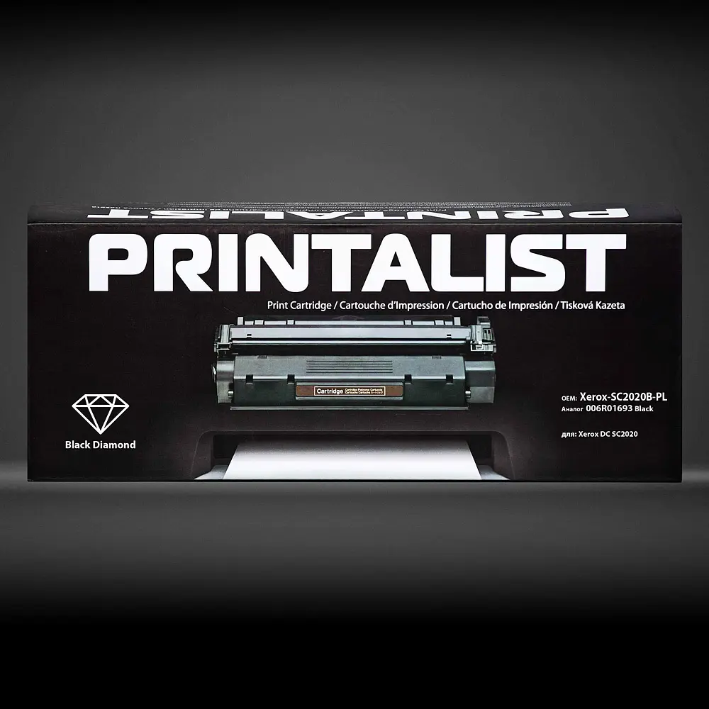 Картридж тон. PRINTALIST для Xerox DC SC2020 аналог 006R01693 Black ( 9000 ст.) (Xerox-SC2020B-PL) - фото 3
