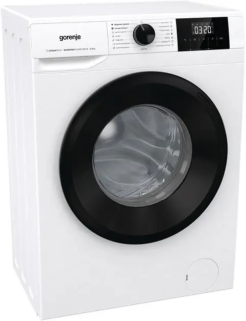 Стиральная машина Gorenje фронтальная, 7 кг, 1200, A++, 43,5 см, дисплей, пар, инвертор, белый - фото 3