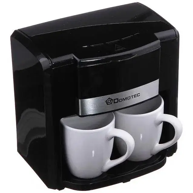 Кофеварка Domotec MS-0705 капельная 500 Вт 2 чашки черная - фото 2