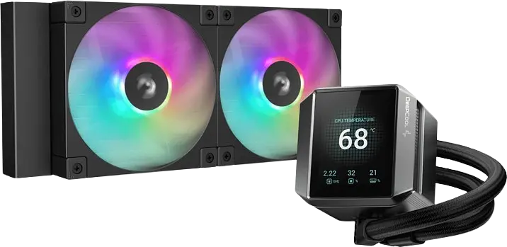 Водяне охолодження Deepcool Mystique 240 ARGB Black (R-LX550-BKADSNC-G-1) - фото 2