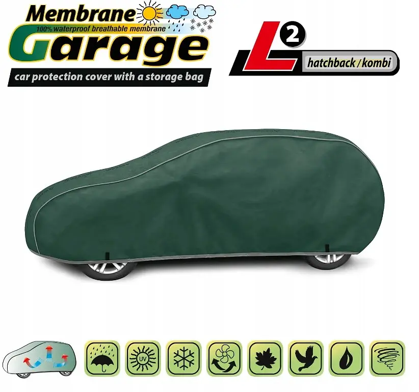 Тент автомобільний для Хечбека Універсала L2 455 х 148 x 136 см Membrane Garage (5-4728-248-3050) - фото 3