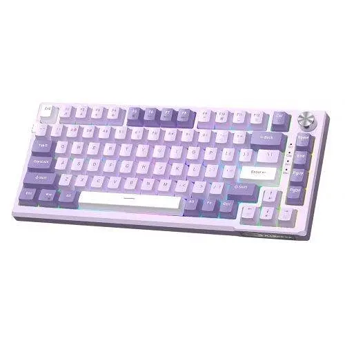 Клавіатура Клавіатура MageGee SKY 81 RGB Фіолетовий Switch (6971969727939) Фіолетовий - фото 2