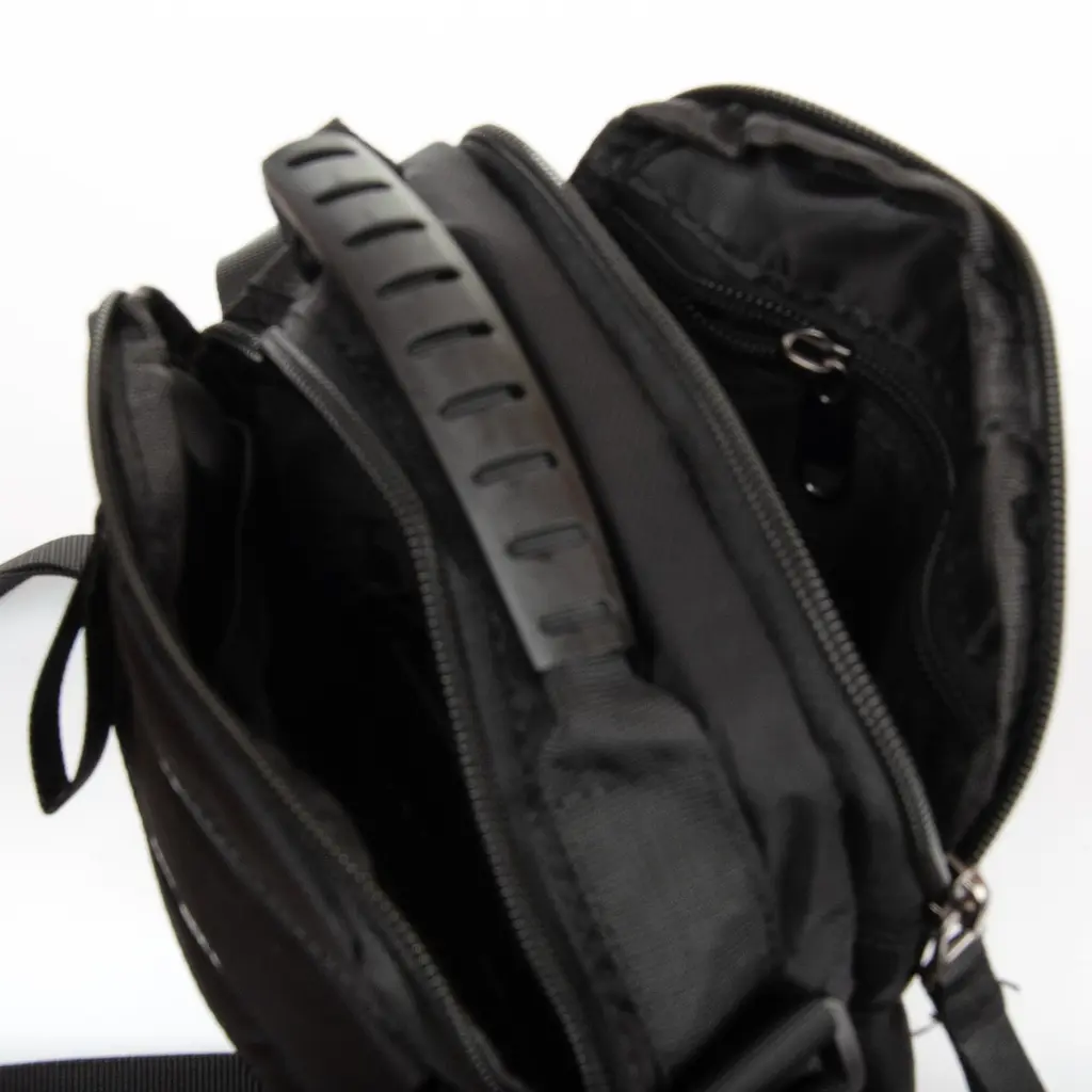 Сумка чоловіча Lanpad тканинна чорний (LAN4118 black) - фото 5
