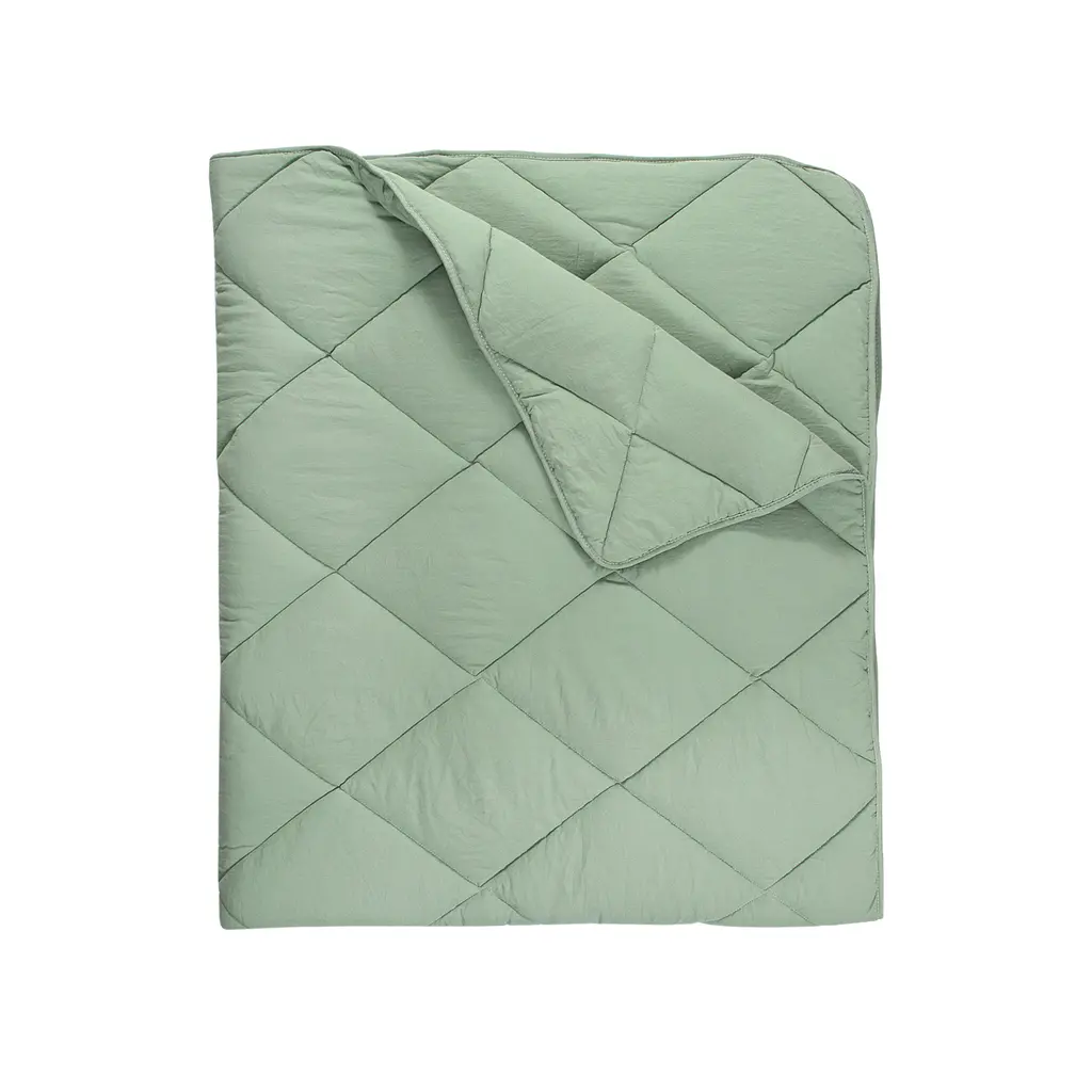 Набор одеяло с подушками Penelope - Colors in Comfort green зеленый евро - фото 6