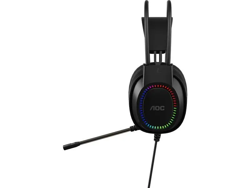 Навушники з мікрофоном AOC ACG2500BK RGB Black - фото 3