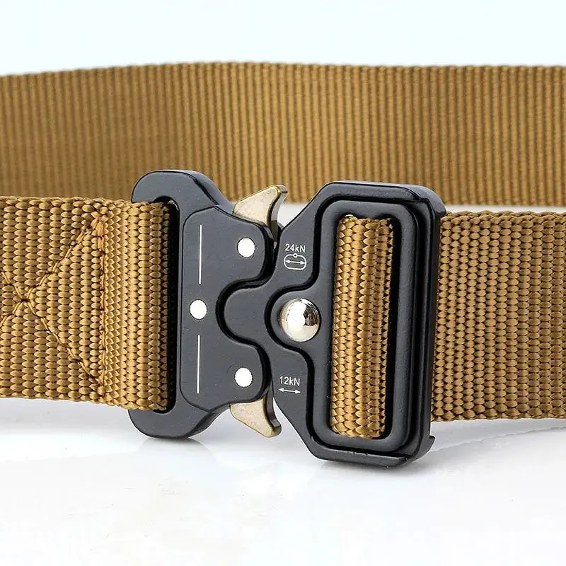 Ремень тактический военный Assault Belt с пряжкой Кобра койот - фото 2