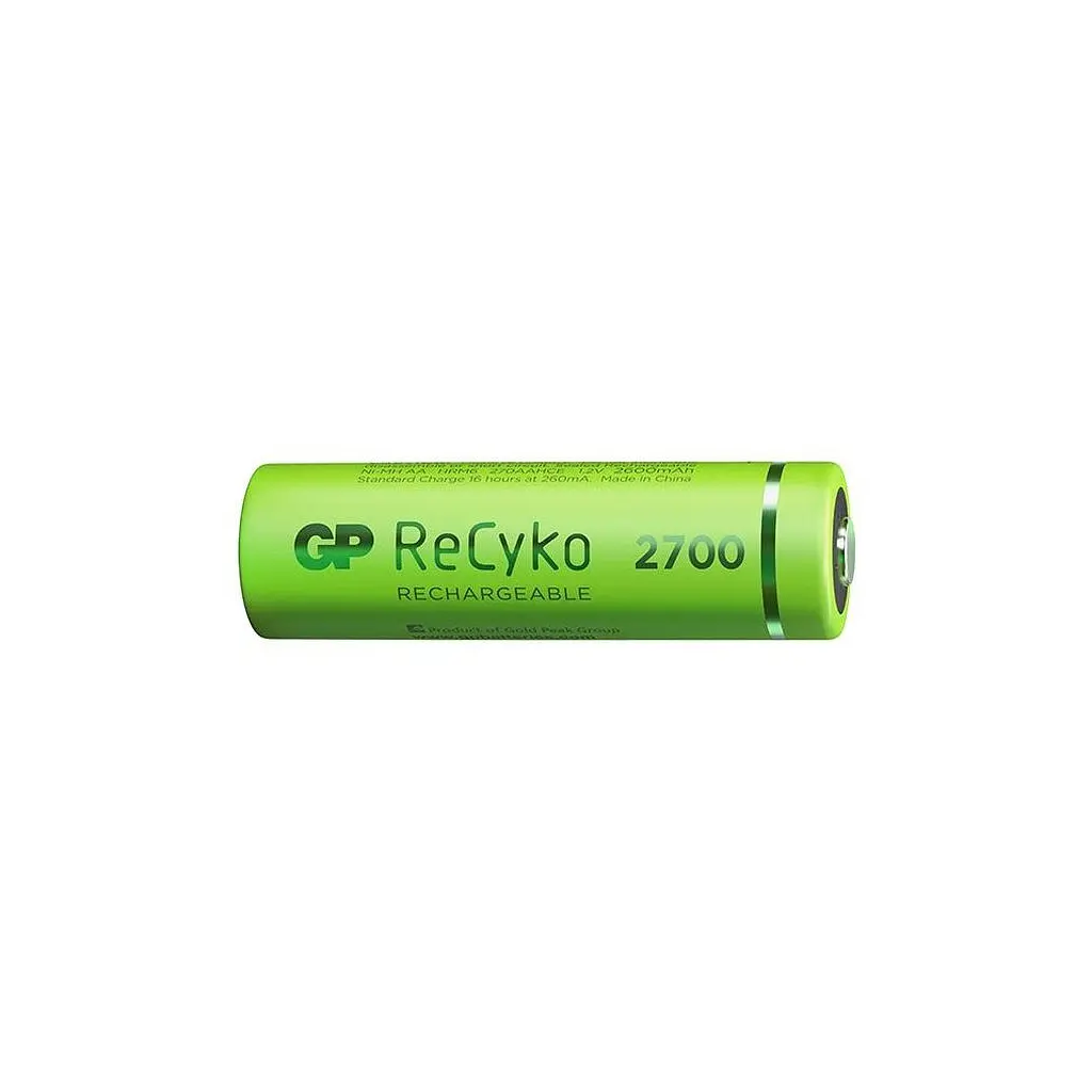 Акумулятор Gp AA R6 ReCyko 2600mAh AA (2700Series, упаковка 2 шт.) (270ААHCE-EB2(Recyko) / 4891199186370) - фото 2