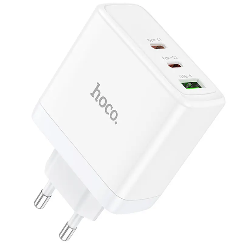 МЗП N30 Glory PD65W+QC3.0 (1USB-A/2C) White Hoco teh0029639 - фото 4