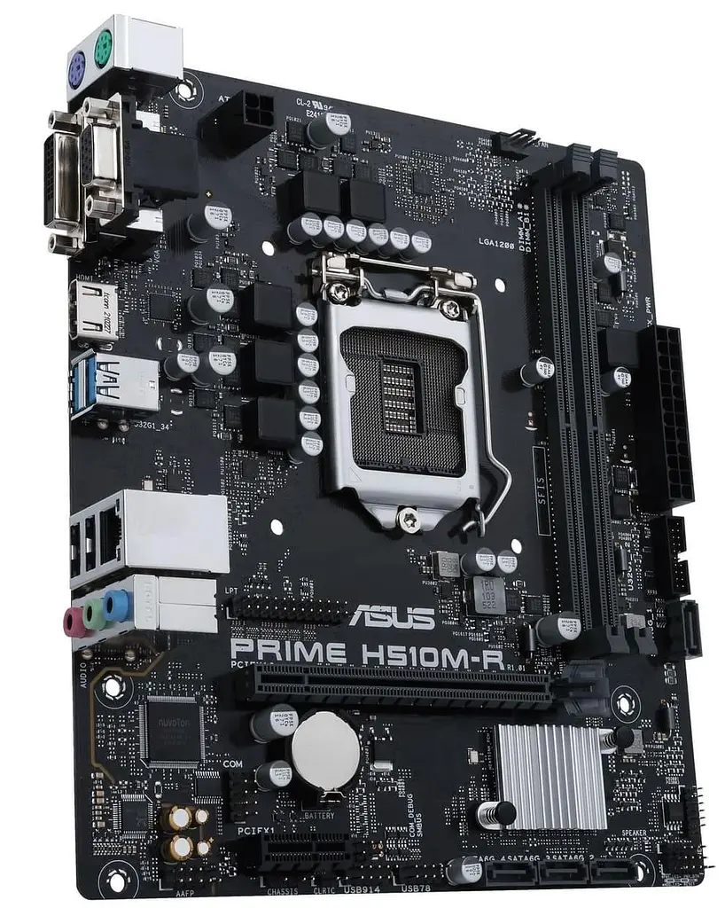 Материнська плата ASUS PRIME H510M-R (PRIME H510M-R) (Socket 1200, Intel H510, Micro-ATX) Б/в - фото 2