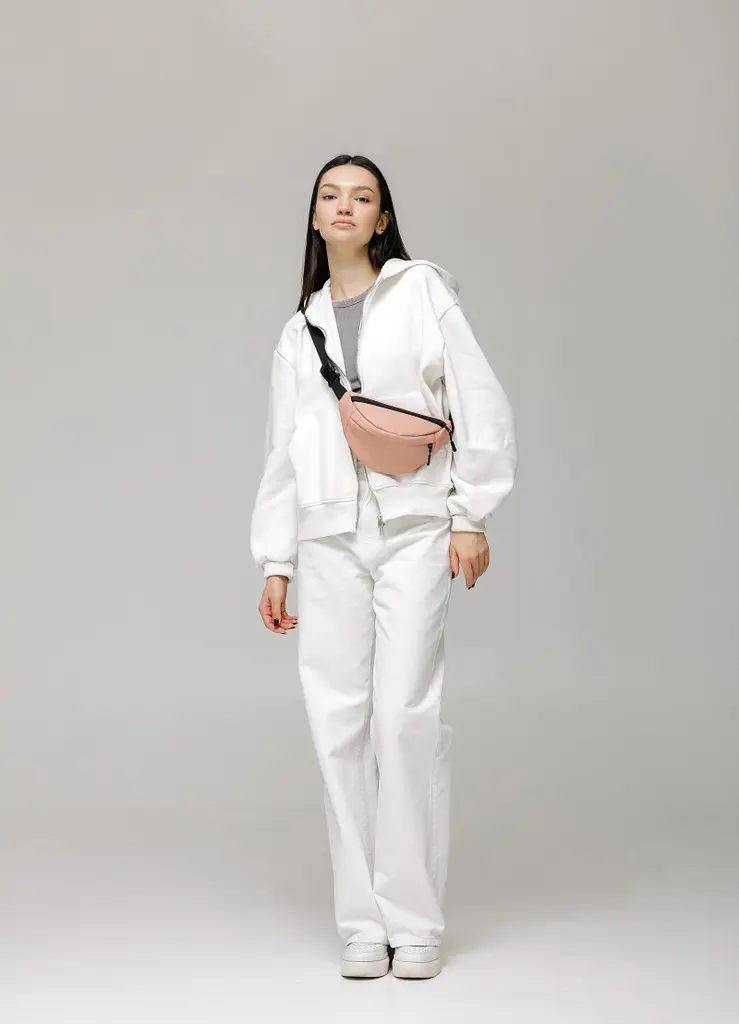Поясна сумка бананка Sambag Urban SKH пудра 24 х 15 х 8 см (85151006) - фото 4