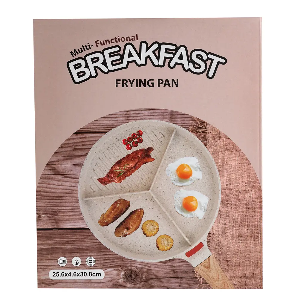 Сковорода для сніданку Breakfast HP39575В чорний зі знімною ручкою - фото 8