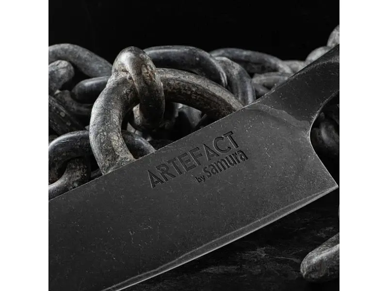 Ніж Кухонний Сантоку 180 мм SAMURA Artefact (SAR-0095) - фото 4
