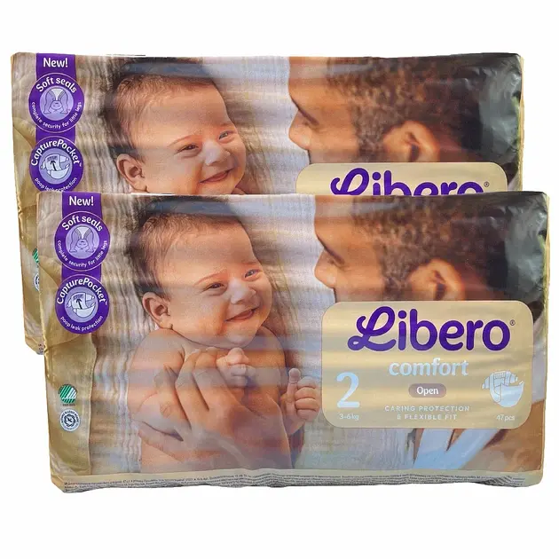 Підгузники Libero Comfort 2 (3-6 кг), 94 шт
