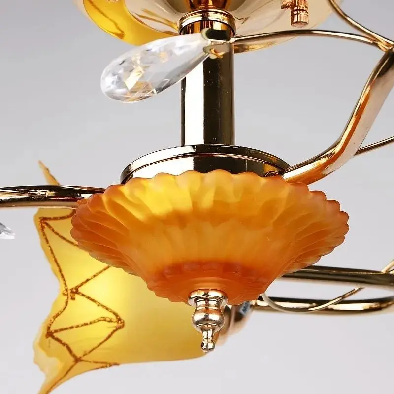 Люстра потолочная Brille флористика E14 40W G (LK-335C/3) - фото 3