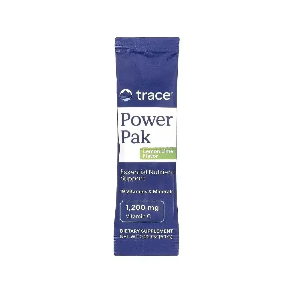 Вітамінно-мінеральний комплекс Trace Електроліти, смак лимон-лайм, Electrolyte Stamina PowerPak, 30 пакетів (TMR00052) - фото 3