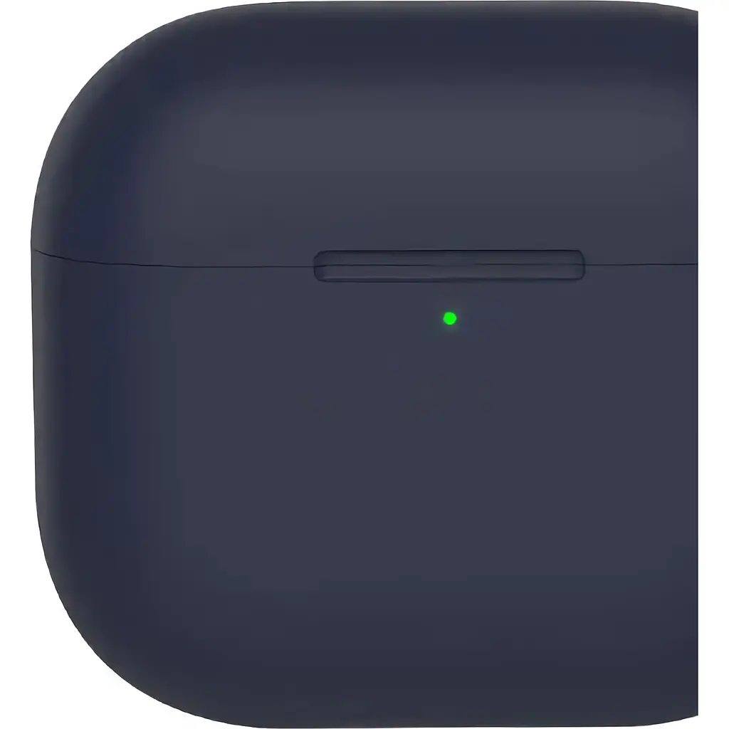Чехол Blueo Liquid Silicone Case+Carbine для AirPods 4 Deep Blue (B44-A4DBL) [120743] - фото 2