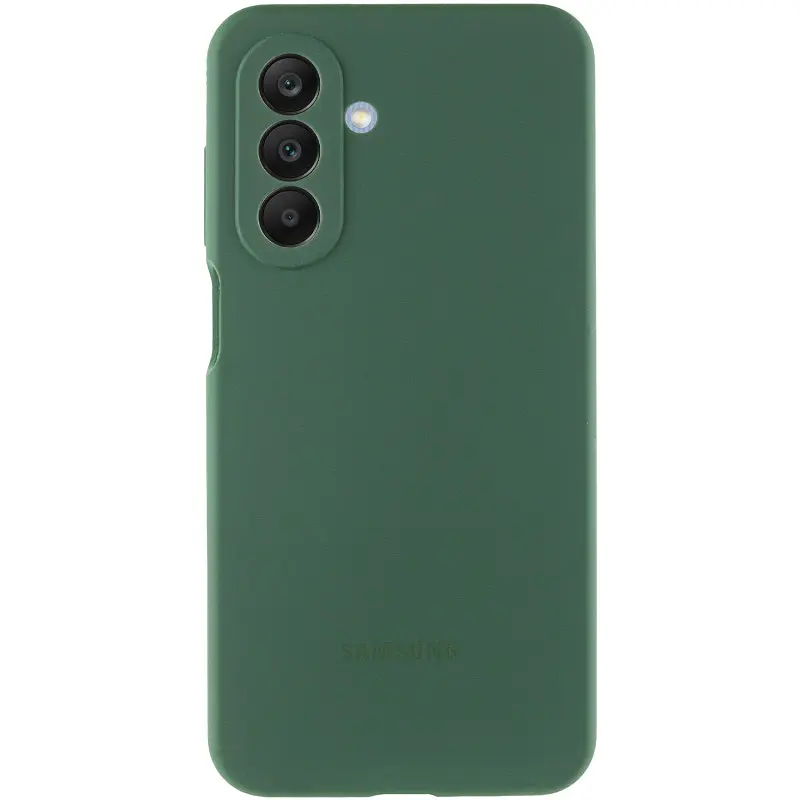 Чохол Silicone Cover Lakshmi Full Camera (AAA) with Logo для Samsung Galaxy A26 5G Зелений/Cyprus Green - фото 2