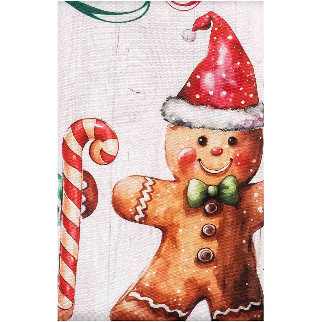 Фартух Ardesto Christmas Gingerbread 60 x 80 см червоний (ART12HG) - фото 2