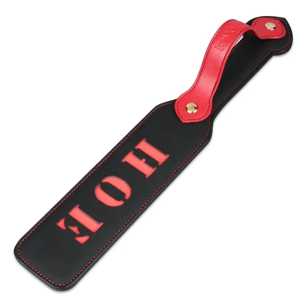 Плеть Rebellion Reign Paddle "Hoe", 38 см (чорний)