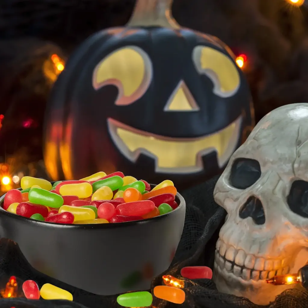 Жувальні цукерки Mike And Ike Sour Spooky Treats Halloween 120г - фото 4