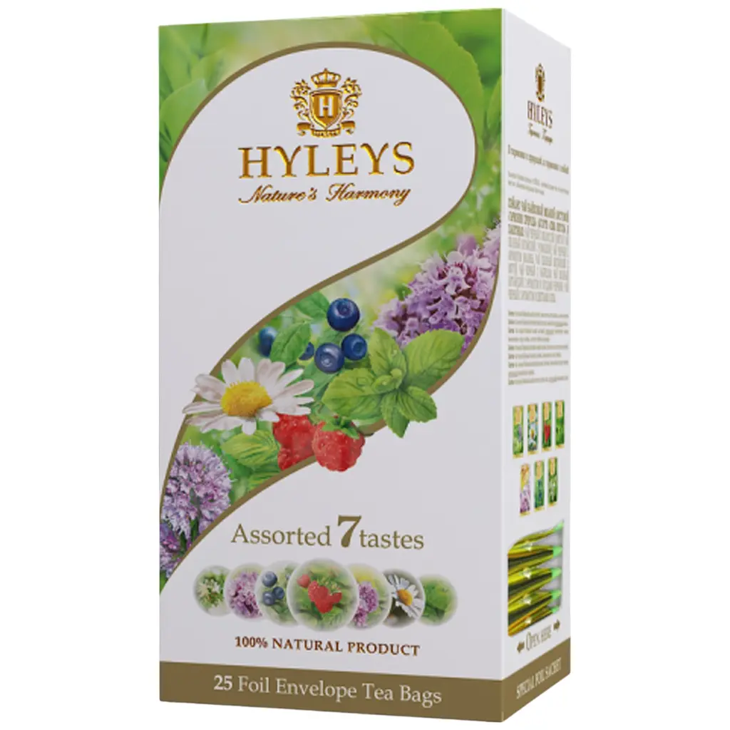 Уцінка. Чай Hyleys Сім смаків (асорті) 37.5 г 25 шт. x 1.5 г - фото 2