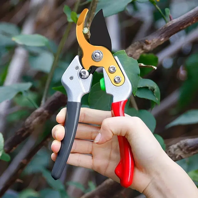 Профессиональный садовый секатор JRF-0103 для обрезки деревьев, кустов, роз - фото 2
