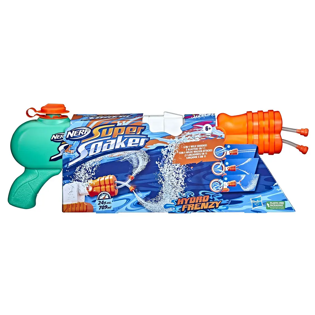 Водний бластер Hasbro Nerf Super Soaker Hydro Frenzy (F3891) - фото 2