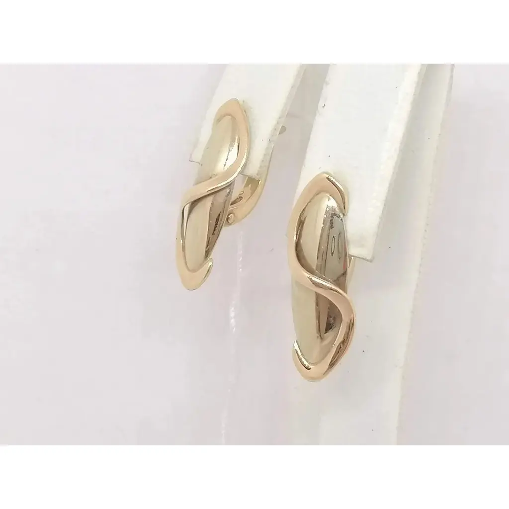 Золоті сережки Tango. 410030 - фото 2